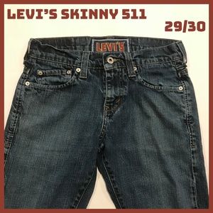 Men's Levi's Skinny 511 Blue Jeans 29